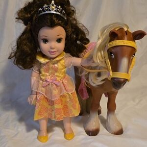 Vintage My first Disney princess Beauty and the Beast Belle and Phillipe